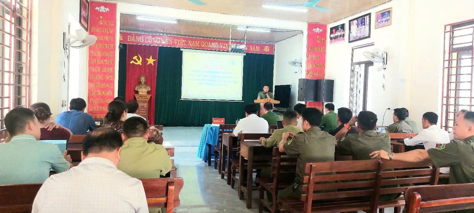 Công an xã Yên Na: sơ kết 02 năm thực hiện mô hình 