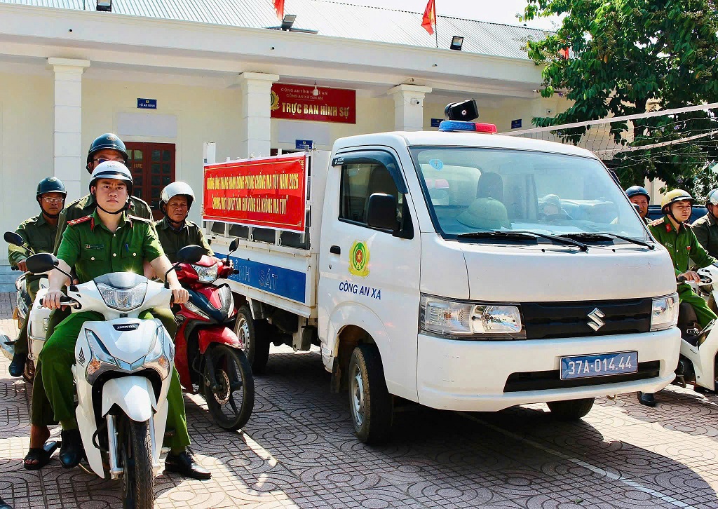 Công an xã Tân An hưởng ứng Tháng hành động phòng, chống ma túy
