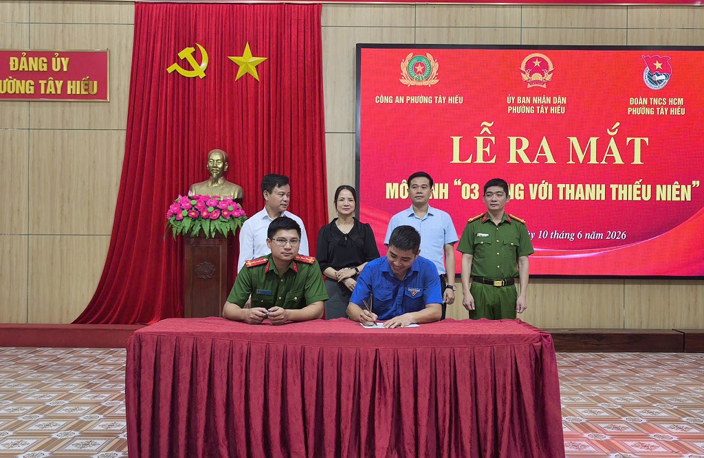 Phường Tây Hiếu ra mắt mô hình 
