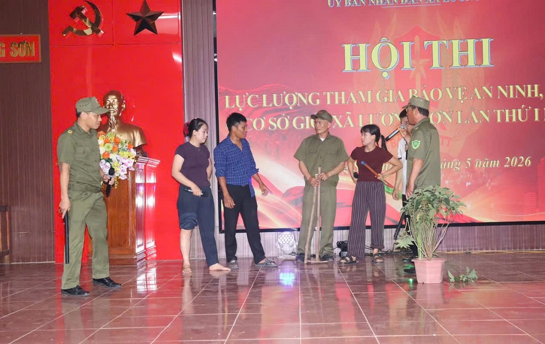 Tổ chức Hội thi lực lượng tham gia bảo vệ ANTT ở cơ sở giỏi