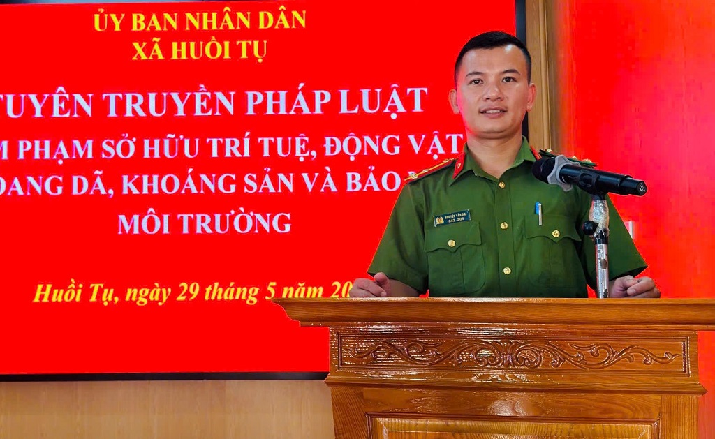Xã Huồi Tụ tuyên truyền, phổ biến pháp luật
