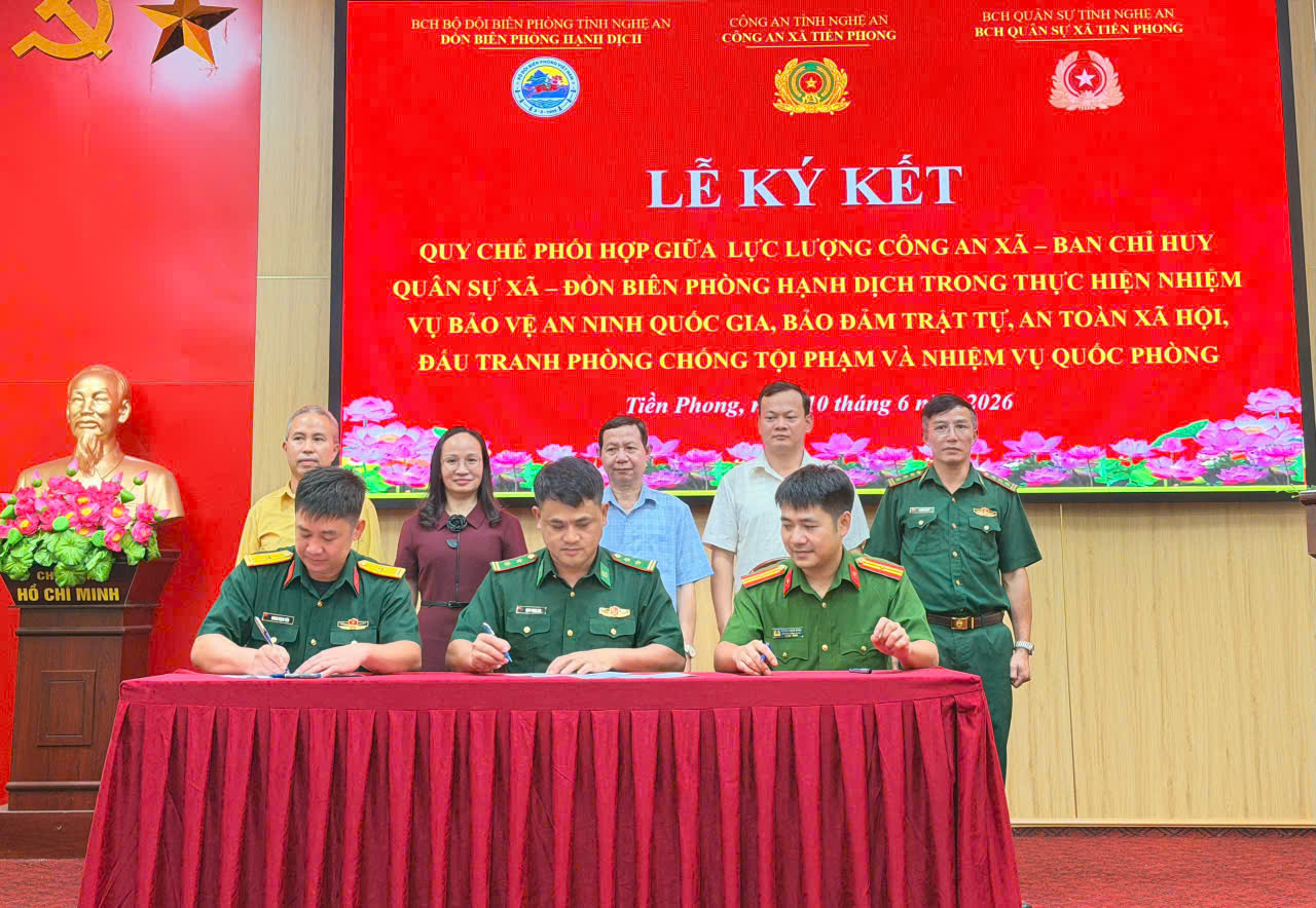 03 lực lượng ký kết quy chế phối hợp