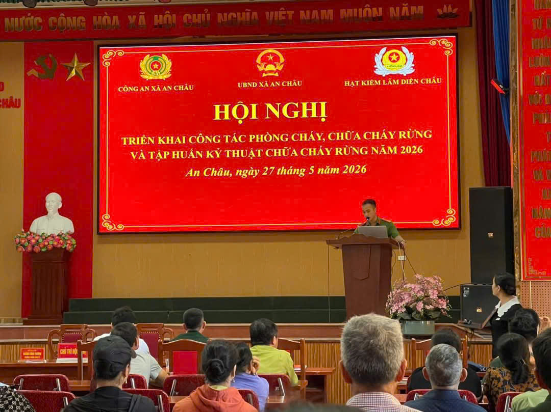 Triển khai công tác và tập huấn kỹ thuật phòng cháy, chữa cháy rừng