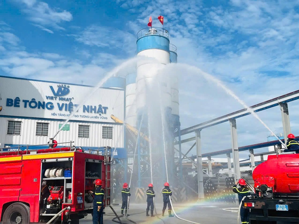 Thực tập phương án chữa cháy tại cơ sở sản xuất