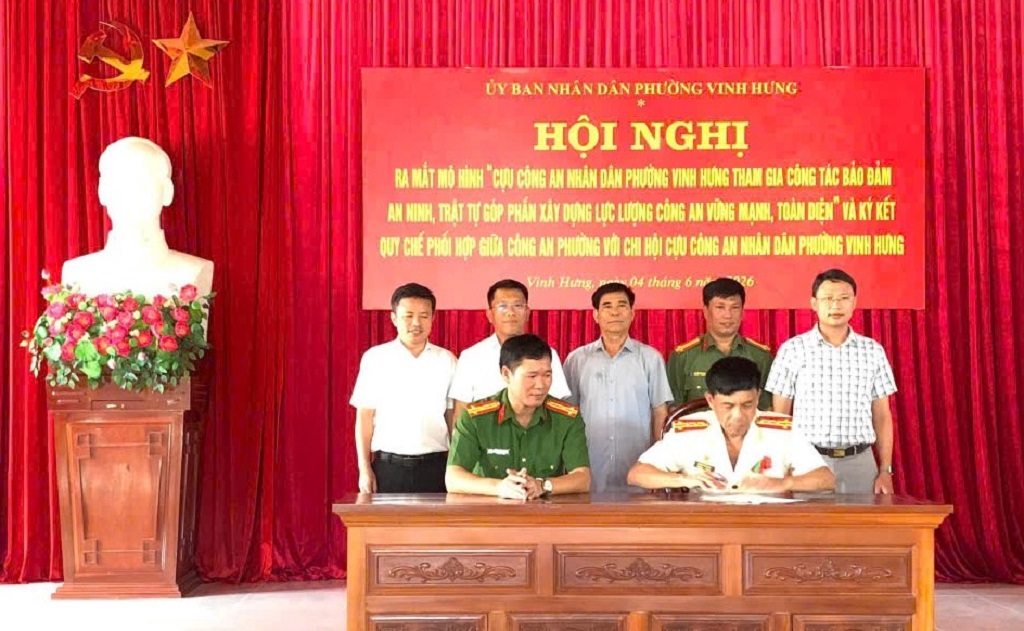 Phường Vinh Hưng ra mắt mô hình 