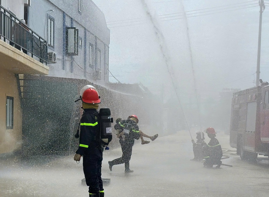 Kiểm tra khả năng ứng phó sự cố cháy tại cơ sở lưu trú