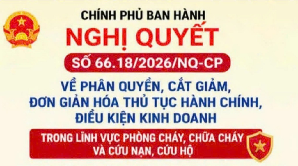 Về việc dừng tiếp nhận, thực hiện một số thủ tục hành chính trong lĩnh vực phòng cháy, chữa cháy và cứu nạn, cứu hộ