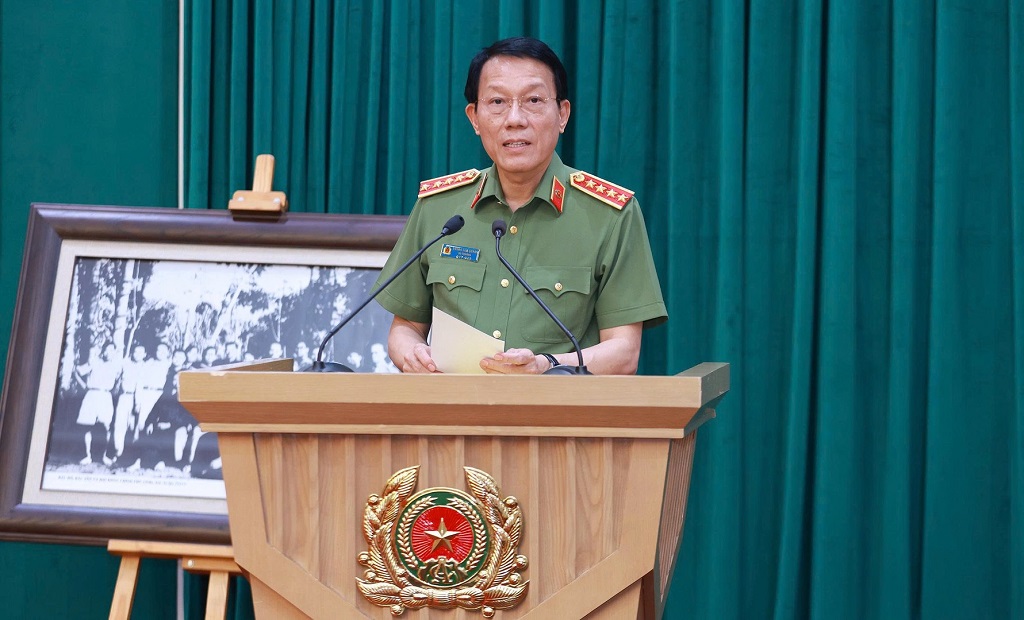 Bộ trưởng Lương Tam Quang phát biểu tại buổi Lễ