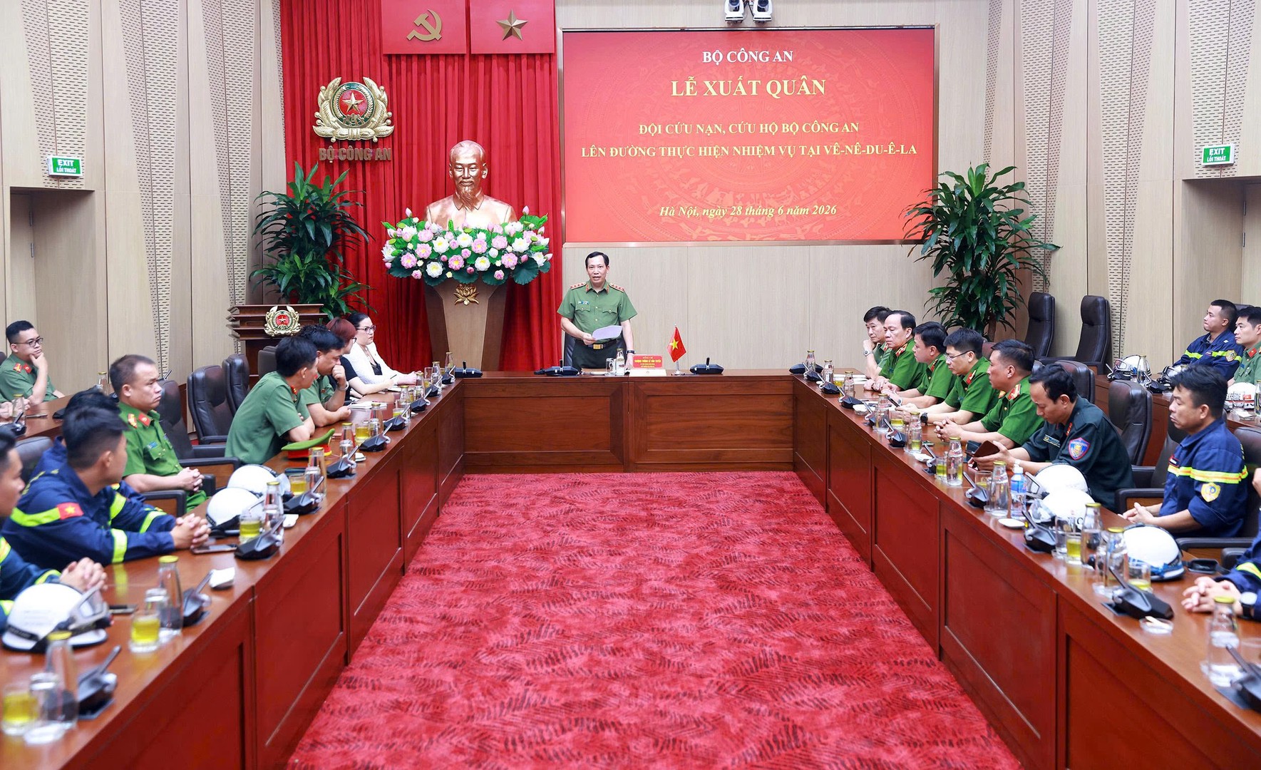 Toàn cảnh buổi Lễ xuất quân