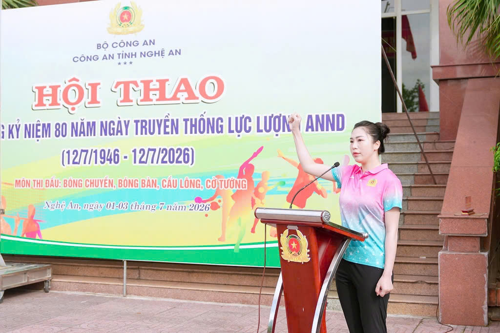 Đại diện vận động viên tuyên thệ