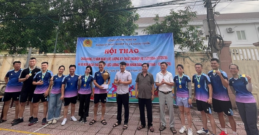 Đơn vị tổ chức Hội thao, rèn luyện sức khỏe cho cán bộ, chiến sĩ