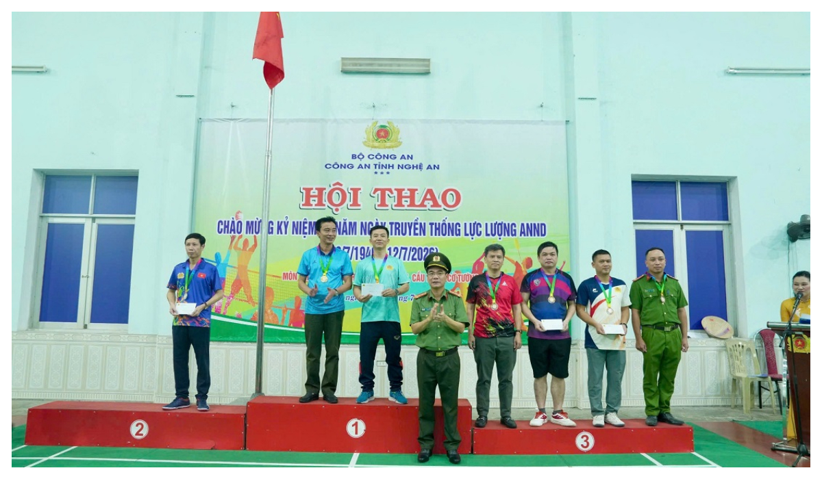 Bế mạc Hội thao chào mừng kỷ niệm 80 năm Ngày truyền thống lực lượng An ninh nhân dân
