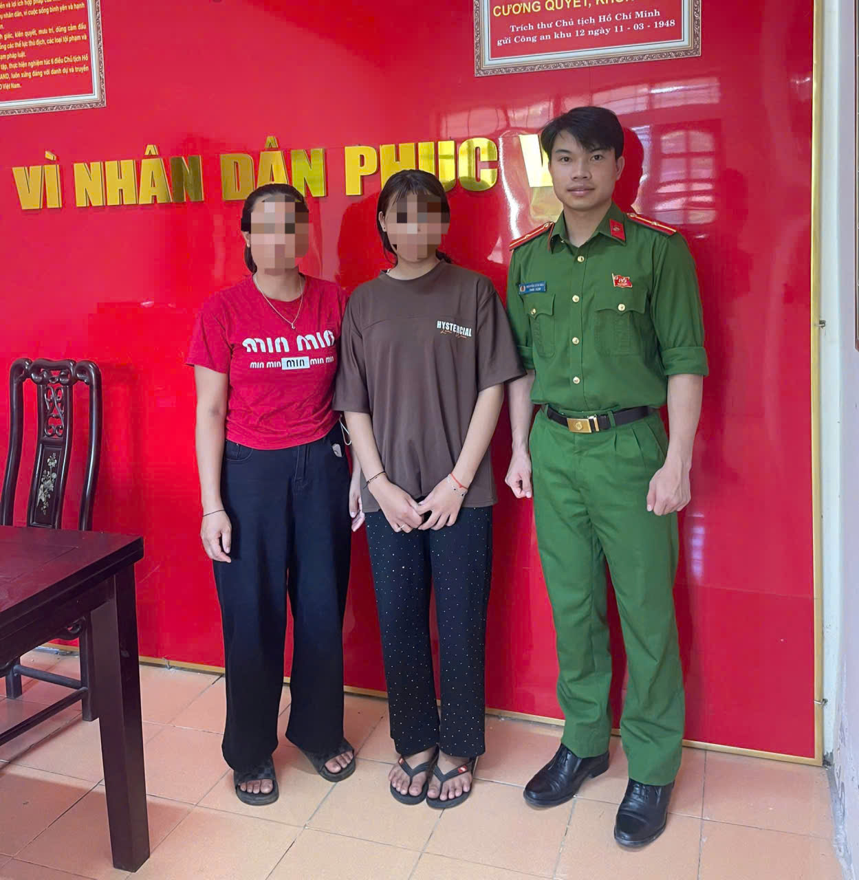 Công an xã Tương Dương kịp thời ngăn chặn thiếu niên bị dụ dỗ trên mạng