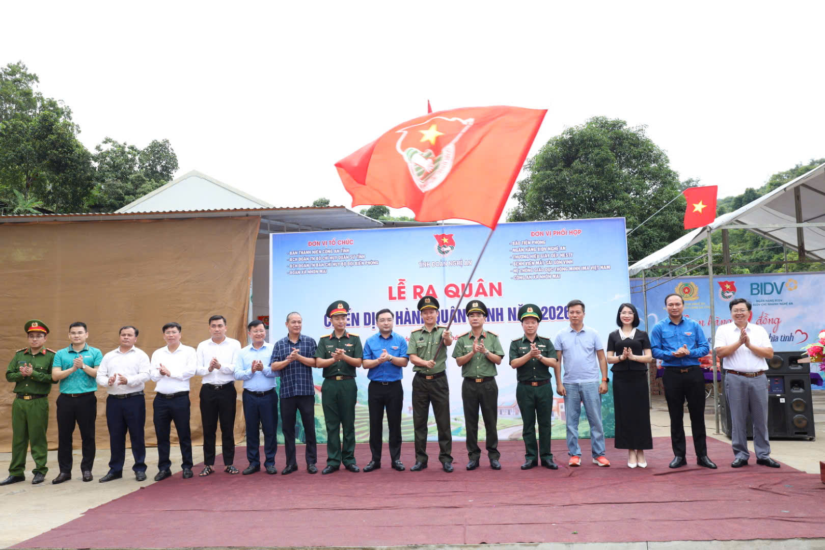 Công an Nghệ An tham gia Lễ ra quân Chiến dịch 
