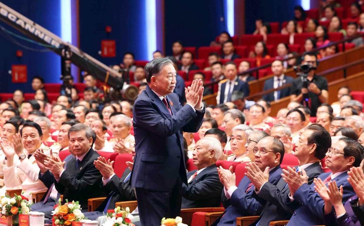 Tổng Bí thư, Chủ tịch nước Tô Lâm dự Lễ kỷ niệm.