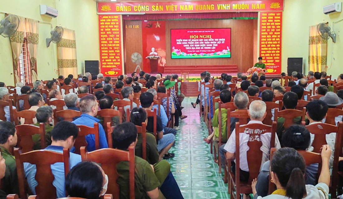 Xã Trung Lộc tổ chức Hội nghị triển khai đợt cao điểm thu nhận mẫu sinh phẩm ADN