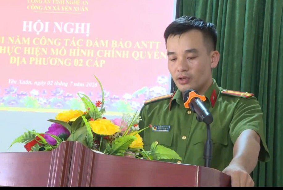Tổ chức hội nghị sơ kết 01 năm bảo đảm ANTT sau khi thực hiện mô hình chính quyền địa phương 02 cấp