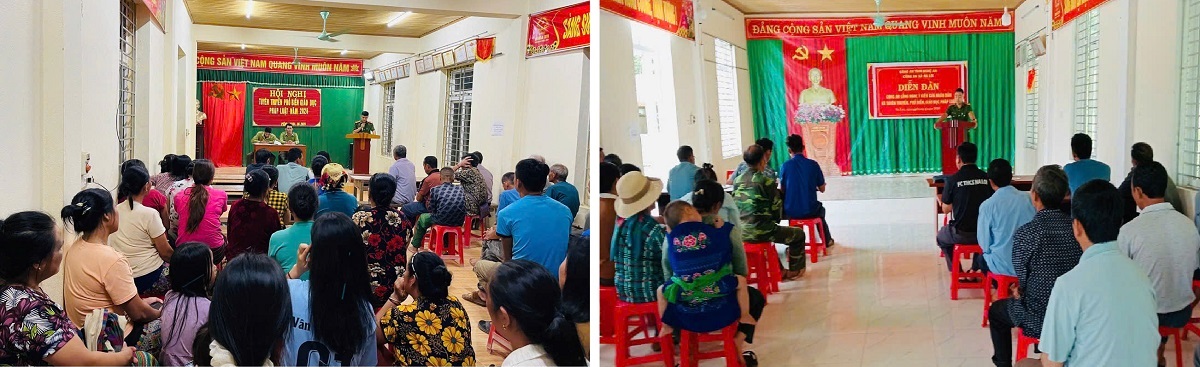 Công an xã Na Loi tổ chức Diễn đàn “Công an lắng nghe ý kiến Nhân dân”