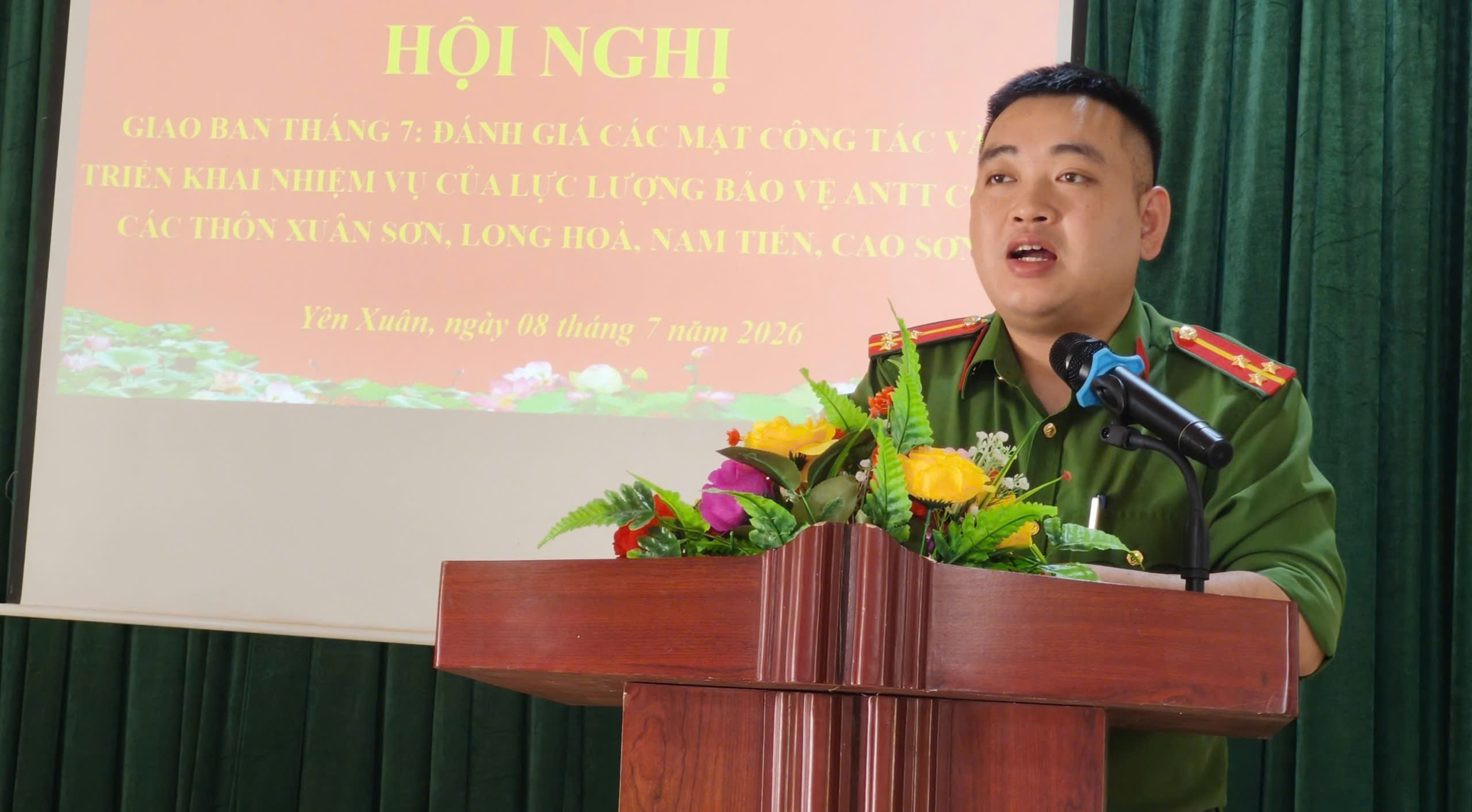 Hội nghị giao ban lực lượng An ninh cơ sở