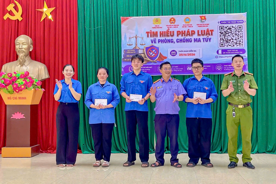 Tổ chức cuộc thi trực tuyến tìm hiểu pháp luật về phòng, chống ma túy