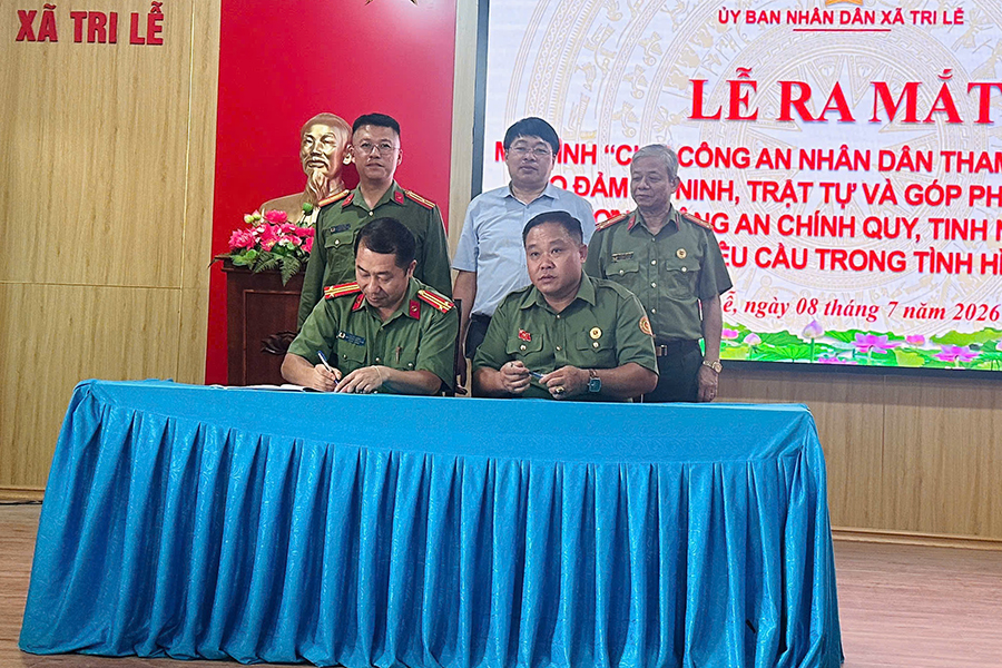 Ra mắt mô hình Cựu Công an nhân dân tham gia bảo đảm ANTT