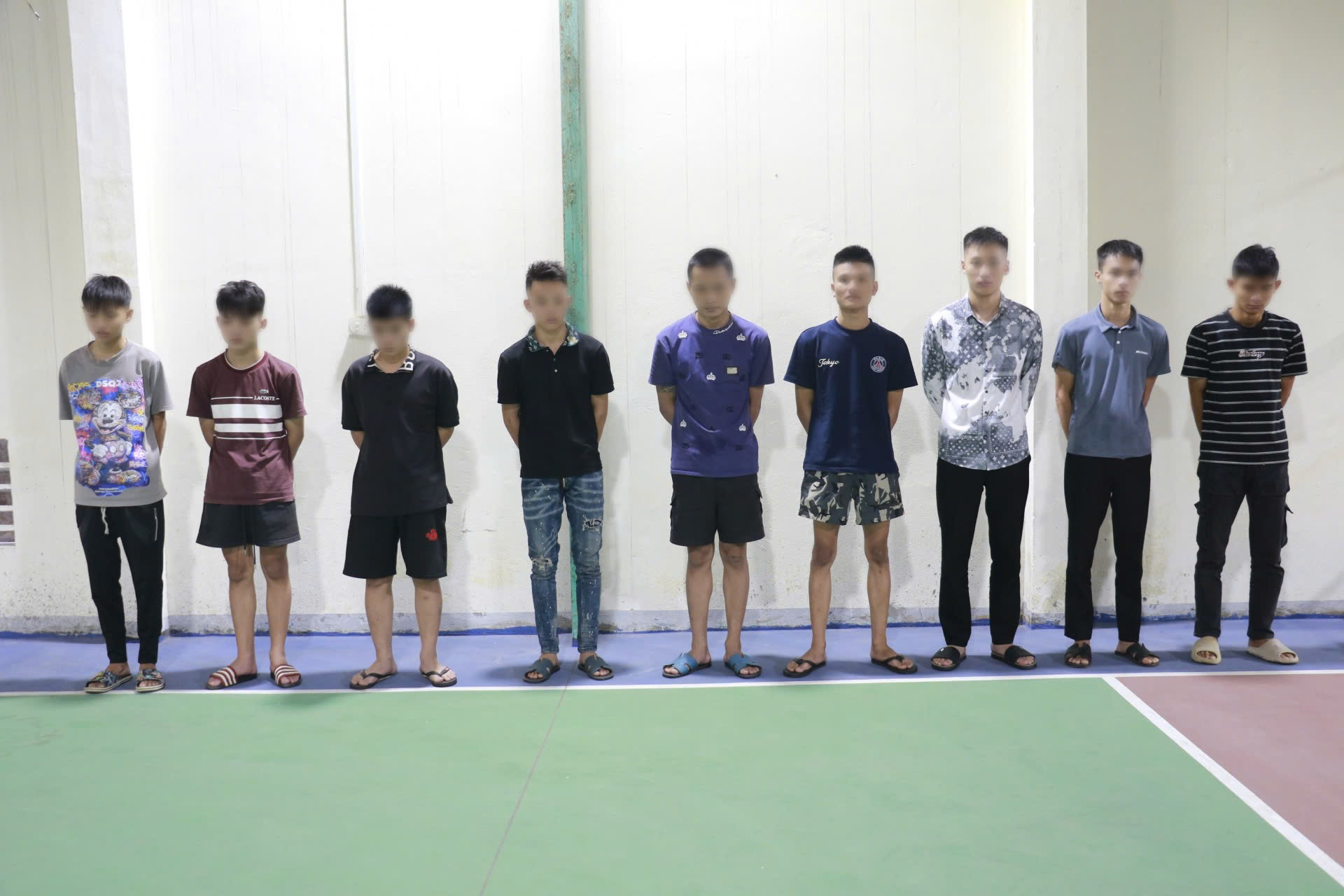 Các đối tượng bị bắt giữ 