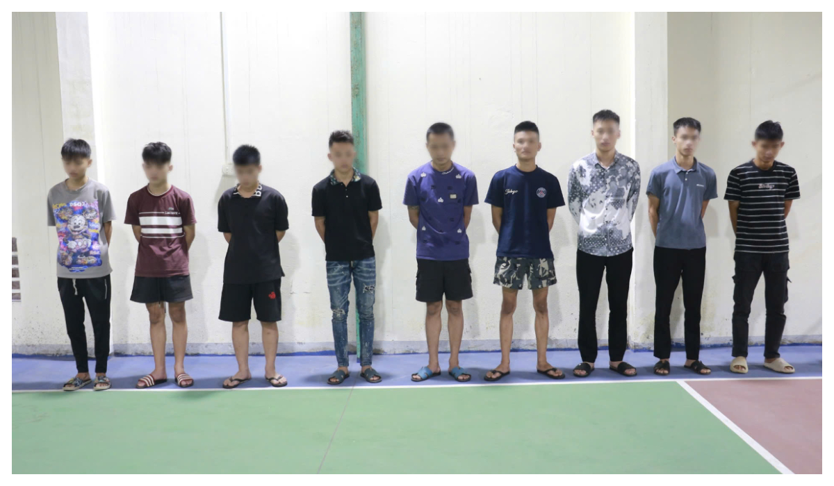 Bắt giữ nhóm đối tượng mang theo hung khí, gây rối trật tự trên tuyến đường 72m