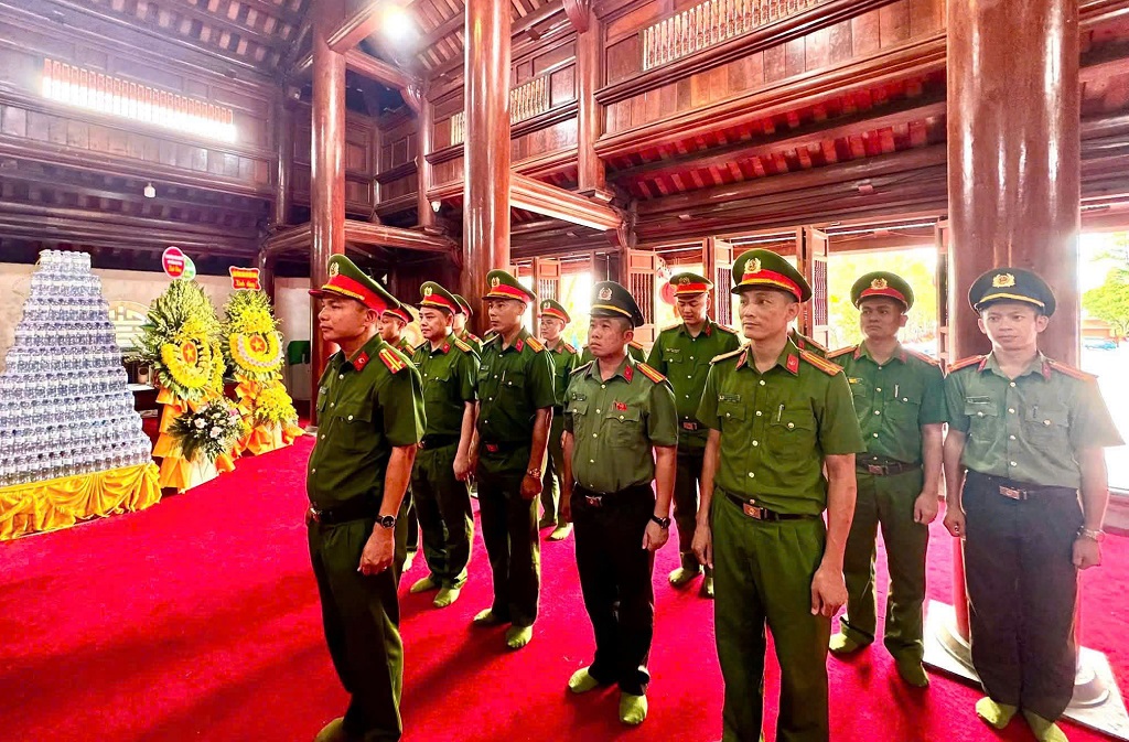 Công an xã Tân An nhiều hoạt động ý nghĩa nhân kỷ niệm 79 năm Ngày Thương binh - Liệt sĩ