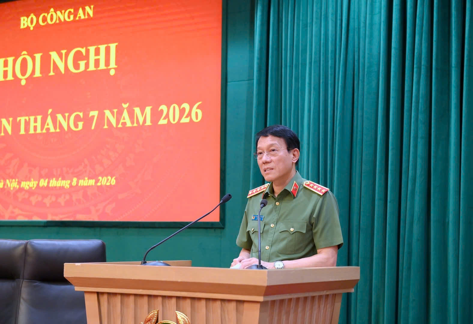 Bộ trưởng Lương Tam Quang phát biểu kết luận Hội nghị