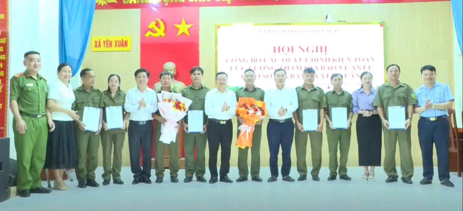 Kiện toàn các tổ an ninh trật tự xã Yên Xuân