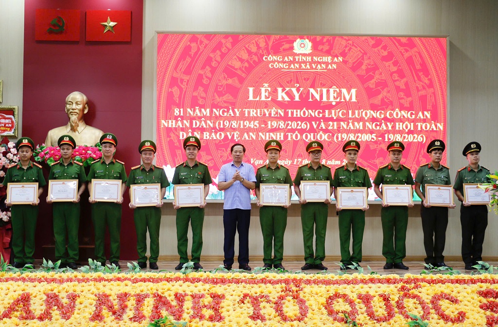 Tổ chức Lễ kỷ niệm 81 năm Ngày truyền thống Công an nhân dân, 21 năm Ngày hội toàn dân bảo vệ an ninh Tổ quốc