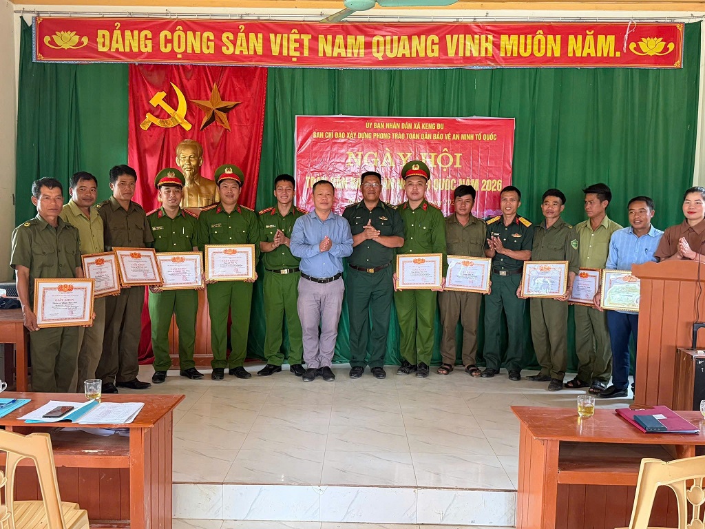 Ngày hội Toàn dân bảo vệ an ninh Tổ quốc năm 2026 tại xã Keng Đu